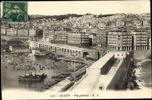 Ak Algier Algier Algerier, Gesamtansicht