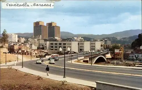 Ak Caracas Venezuela, Viadukt der Neuen Republik