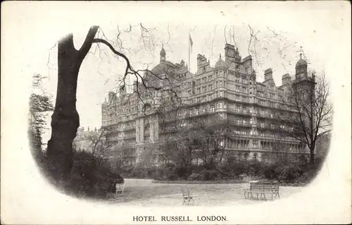 Ak London City England, Hotel Russell