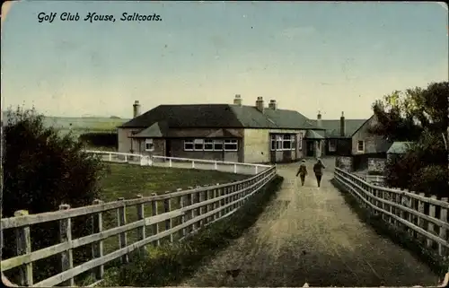 Ak Saltcoats North Ayrshire Schottland, Golfclubhaus