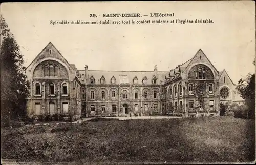 Ak Saint Dizier Haute Marne, L'Hopital