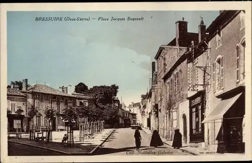 Ak Bressuire Deux Sèvres, Place Jacques Bugeault