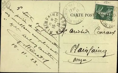 Ak Godoncourt Vosges, Le Couvent