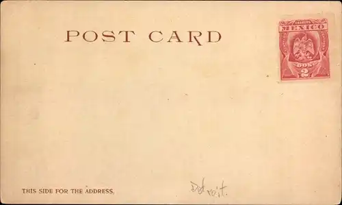 Ak Tiajuana Tijuana Mexiko, Junge mit Lasso auf einem Esel