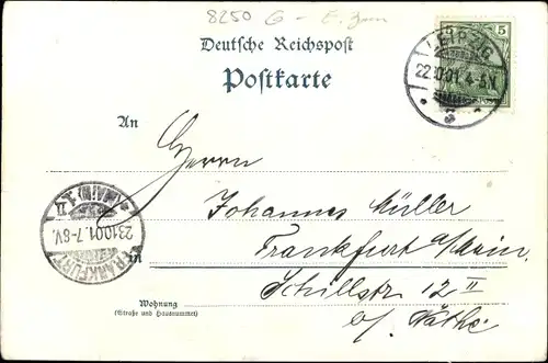 Ak Meißen in Sachsen, schöne Detailansicht