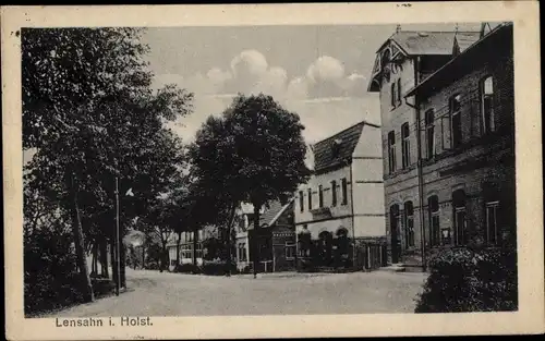 Ak Lensahn in Holstein, Teilansicht