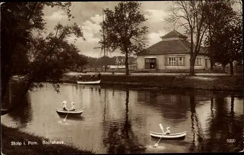 Ak Słupsk Stolp Pommern, Bootshaus