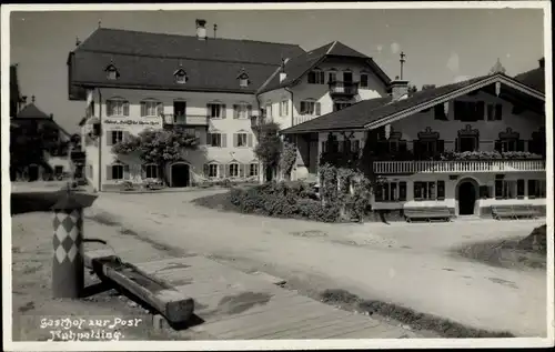 Foto Ak Ruhpolding in Oberbayern, Gasthof zur Post