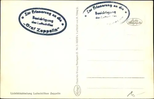 Ak Friedrichshafen am Bodensee, Luftschiffbau Zeppelin, Luftschiffhalle, Luftschiff Graf Zeppelin