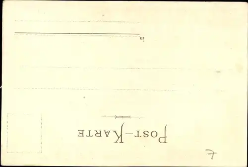 Litho Turner mit Schärpe und Flagge