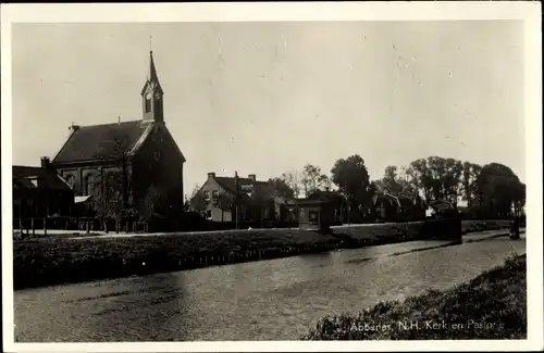 Ak Abbenes Nordholland Niederlande, Kirche, Pastorie