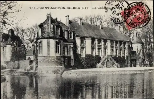 Ak Saint-Martin-du-Bec, Schloss