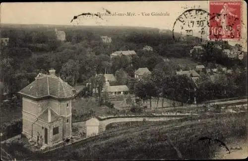 Ak Berneval le Grand Petit Caux Seine Maritime, Gesamtansicht