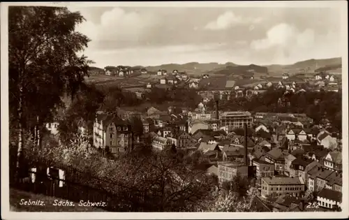 Ak Sebnitz Sächsische Schweiz, Ortsansicht