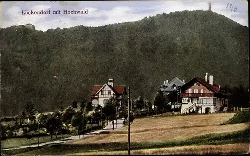 Ak Lückendorf Oybin Oberlausitz, Hochwald, Ortspartie