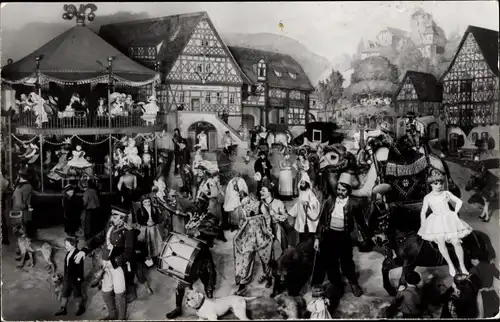 Ak Sonneberg in Thüringen, Deutsches Spielzeugmuseum, Thüringer Kirmes, Weltausstellung Brüssel 1910