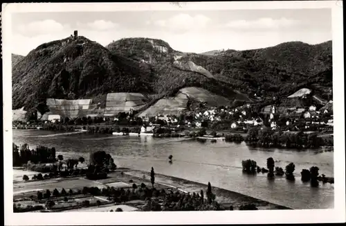 Ak Rhöndorf Bad Honnef am Rhein, Panorama, Drachenfels, Wolkenburg