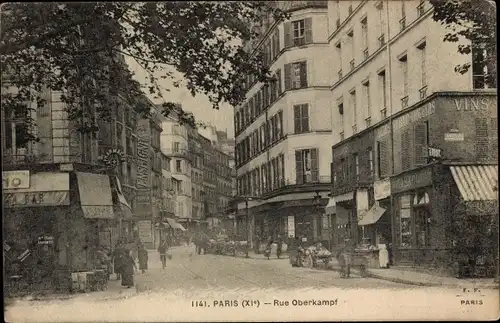 Ak Paris XI. Bezirk Popincourt, Rue Oberkampf