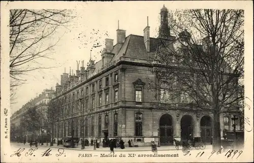 Ak Paris XI, Rathaus