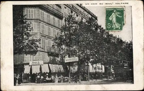 Ak Paris XI, Boulevard Voltaire