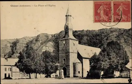 Ak Chooz Ardennes, Der Ort, Die Kirche