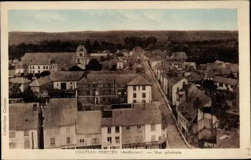 Ak Château Porcien Ardennes, Gesamtansicht