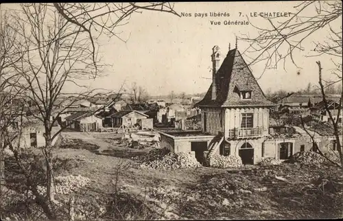 Ak Le Châtelet sur Retourne Ardennes