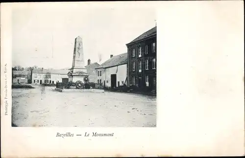 Ak Bazeilles Ardennes, Das Denkmal