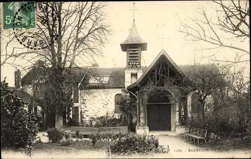 Ak Barbizon Seine et Marne, Die Kirche