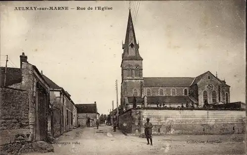 Ak Avenay Marne, Rue de l’Eglise