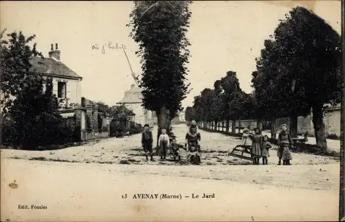 Ak Avenay Marne, Le Jard