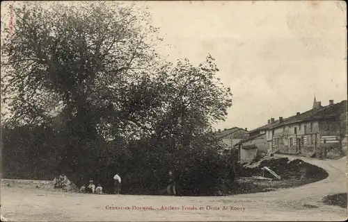 Ak Cernay in Dormois Marne, Anciens Fosses und Elm of Rosny