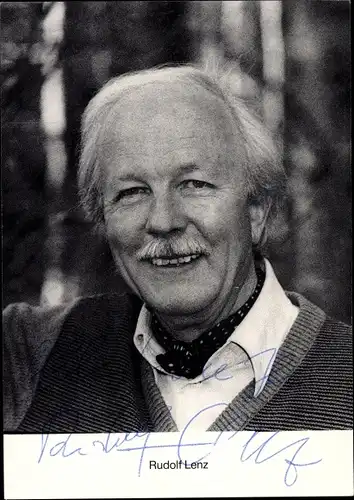 Ak Schauspieler Rudolf Lenz, Portrait, Autogramm