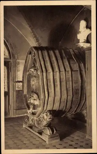 Ak Hansestadt Lübeck, Ratsweinkeller, Fass