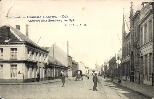 Ak Turnhout Flandern Antwerpen, Antwerpsche Steenweg