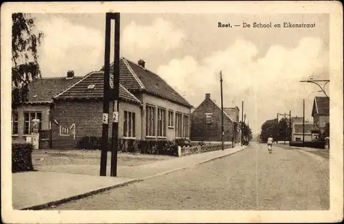 Ak Reet Rumpst Rumst Flandern Antwerpen, Die Schule in der Eikenstraat