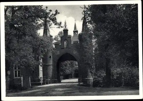 Ak Gaesdonck Goch am Niederrhein, Collegium Augustinianum, Torbogen