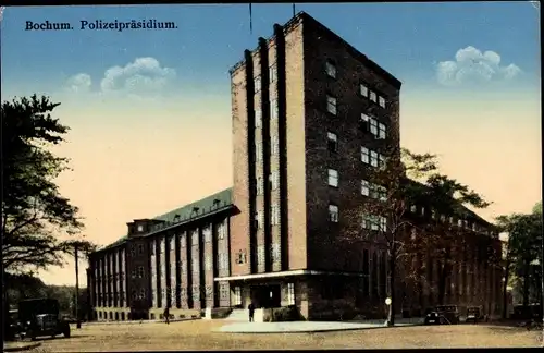 Ak Bochum im Ruhrgebiet, Polizeipräsidium