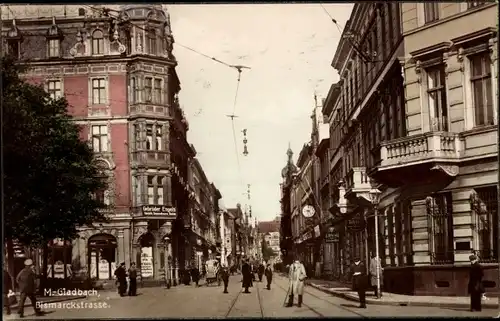 Ak Mönchengladbach am Niederrhein, Bismarckstraße