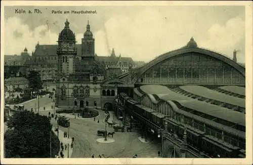 Ak Köln am Rhein, Hauptbahnhof