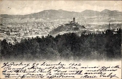 Ak Bad Godesberg Bonn am Rhein, Godesburg, Panorama