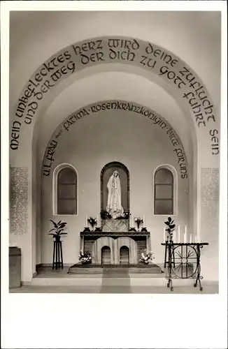 Ak Leutesdorf am Mittelrhein, Kapelle, Fatima, Altar