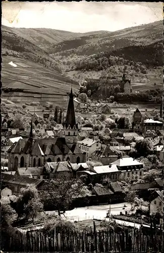 Ak Bad Neuenahr Ahrweiler in Rheinland Pfalz, Pfarrkirche mit Kloster Kalvarienberg