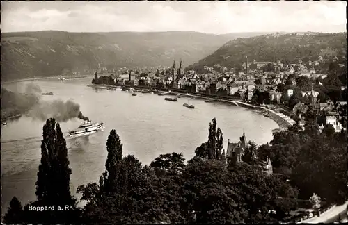 Ak Boppard am Rhein, Panorama