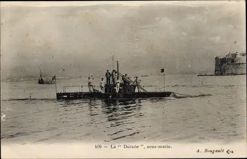 Ak Französisches U Boot, Dorade