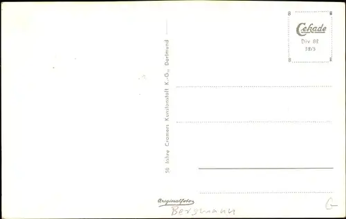 Ak Bergmann am Haspel, Stollen