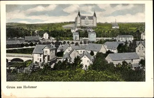 Ak Hadamar in Hessen, Totale, Schloss