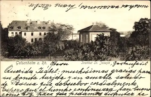 Ak Geisenheim am Rhein Hessen, Institut St. Joseph