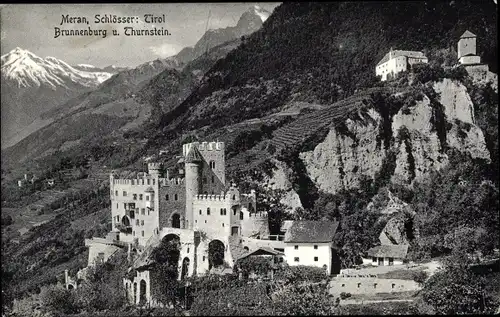 Ak Meran Merano Südtirol, Castello Fontana e Tirolo