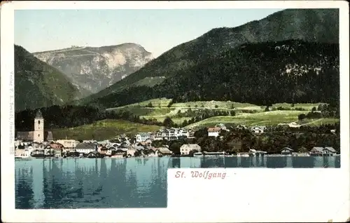 Ak St. Wolfgang im Salzkammergut Oberösterreich, Gesamtansicht
